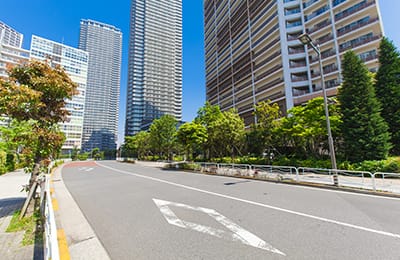 道路の風景